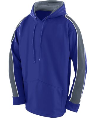 Augusta Sportswear 5523 Zest Hoodie Purple/ Graphite/ White