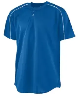 Augusta Sportswear 585 Wicking Two-Button Baseball Jersey Royal/ White