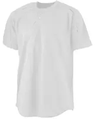 Augusta Sportswear 585 Wicking Two-Button Baseball Jersey White/ White