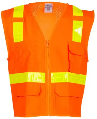 ML Kishigo 1207-1208A Oralite® Solid Front with Mesh Back Vest