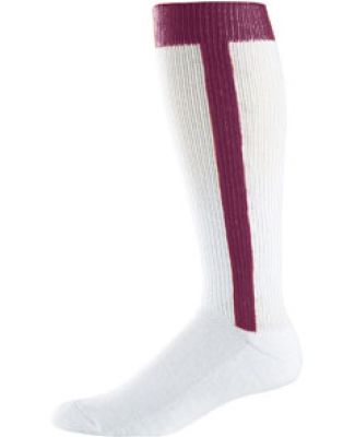 Augusta Sportswear 6015 Baseball Stirrup Socks Maroon