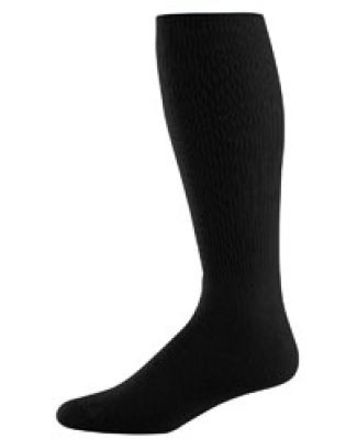 Augusta Sportswear 6026 Athletic Socks- Intermediate Black