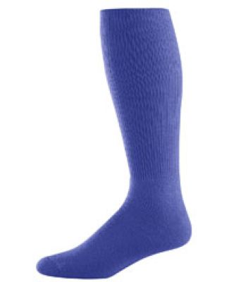 Augusta Sportswear 6026 Athletic Socks- Intermediate Purple