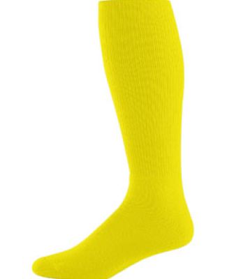Augusta Sportswear 6026 Athletic Socks- Intermediate Power Yellow