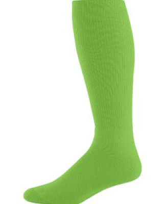 Augusta Sportswear 6026 Athletic Socks- Intermediate Lime