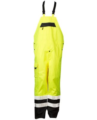 ML Kishigo RWB106-107 Premium Black Series Rainwear Bib Lime