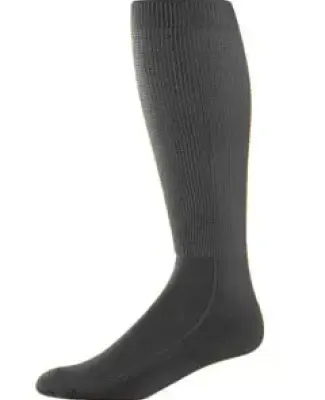 Augusta Sportswear 6086 Wicking Athletic Socks - Intermediate Black
