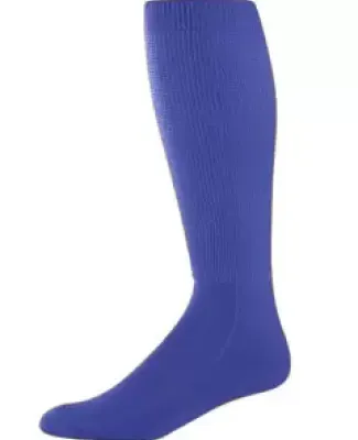Augusta Sportswear 6086 Wicking Athletic Socks - Intermediate Purple