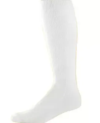 Augusta Sportswear 6087 Youth Wicking Athletic Socks White