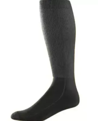 Augusta Sportswear 6087 Youth Wicking Athletic Socks Black