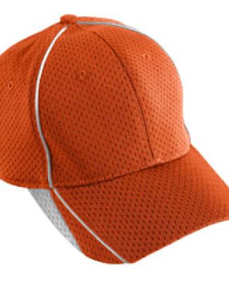 Augusta Sportswear 6281 Youth Force Cap Orange/ White