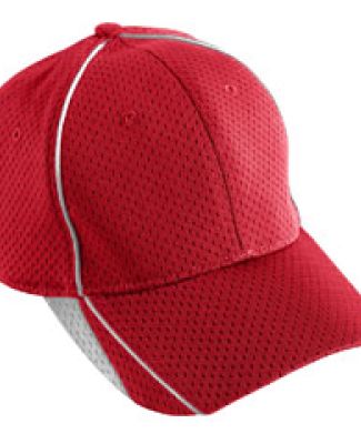 Augusta Sportswear 6281 Youth Force Cap Red/ White