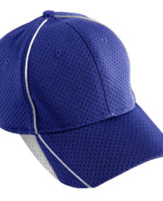 Augusta Sportswear 6281 Youth Force Cap Purple/ White