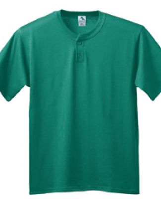 Augusta Sportswear 643 Six-Ounce Two-Button Baseball Jersey Dark Green