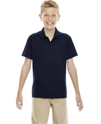 65108 Ash City - Extreme Eperformance™ Youth Shield Snag Protection Short-Sleeve Polo CLASSIC NAVY 849