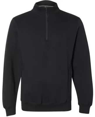 Russel Athletic 1Z4HBM Dri Power® Quarter-Zip Cadet Collar Sweatshirt Black