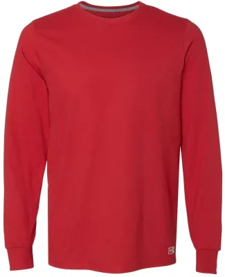 Russel Athletic 64LTTM Essential Long Sleeve 60/40 Performance Tee True Red