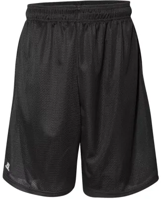 Russel Athletic 651AFM 9" Polyester Tricot Mesh Pocketed Shorts Black