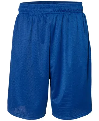 Russel Athletic 651AFM 9" Polyester Tricot Mesh Pocketed Shorts Royal