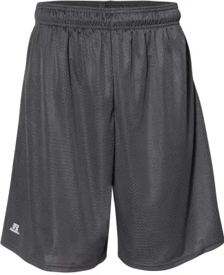 Russel Athletic 651AFM 9" Polyester Tricot Mesh Pocketed Shorts Stealth