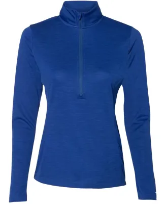 Russel Athletic QZ7EAX Women's Striated Quarter-Zip Pullover Royal