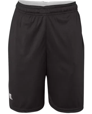 Russel Athletic TS7X2B Youth 7" Essential Pocketed Shorts Black