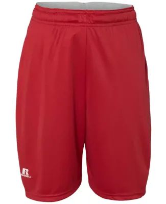 Russel Athletic TS7X2B Youth 7" Essential Pocketed Shorts True Red