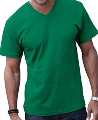 6907 LA T Adult Fine Jersey V-Neck T-Shirt KELLY