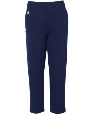 Russel Athletic 596HBB Dri Power® Youth Open Bottom Sweatpants Navy