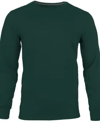 Russel Athletic 64LTTM Essential Long Sleeve 60/40 Performance Tee Dark Green