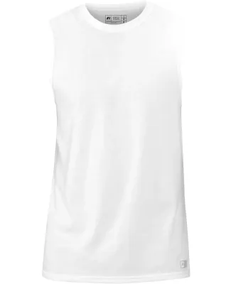 Russel Athletic 64MTTM Essential Jersey Sleeveless Muscle T-Shirt White