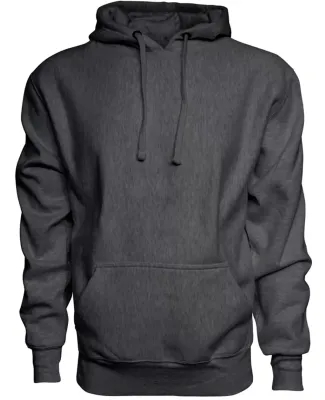 J America 8846 Sport Weave Hooded Sweatshirt Charcoal