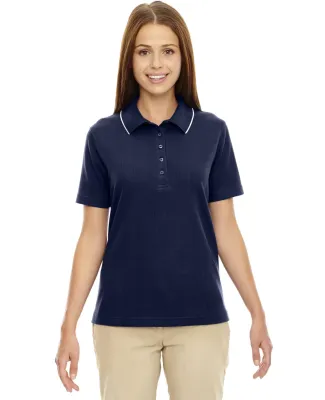 Extreme by Ash City 75045  Ladies' Needle-Out Interlock Polo CLASSIC NAVY 849