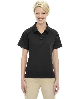 Extreme by Ash City 75056 Extreme Eperformance™ Ladies' Ottoman Textured Polo BLACK 703