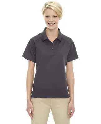 Extreme by Ash City 75056 Extreme Eperformance™ Ladies' Ottoman Textured Polo BLKSILK 866