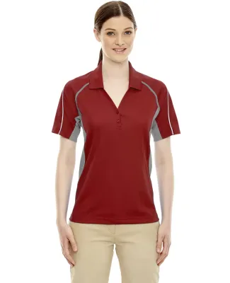 75110 Ash City - Extreme Eperformance™ Ladies' Parallel Snag Protection Polo with Piping CLASSIC RED 850