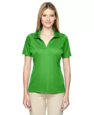 75118 Ash City - Extreme Eperformance™ Ladies' Propel Interlock Polo with Contrast Tape VALLEY GREEN 448