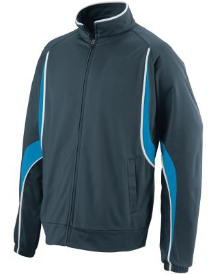 Augusta Sportswear 7710 Rival Jacket Slate/ Power Blue/ White