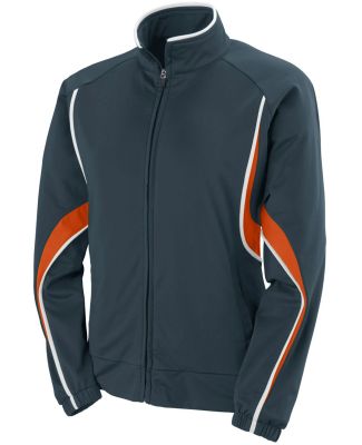 Augusta Sportswear 7712 Women's Rival Jacket Slate/ Orange/ White