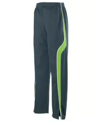 Augusta Sportswear 7715 Youth Rival Pant Slate/ Lime/ White
