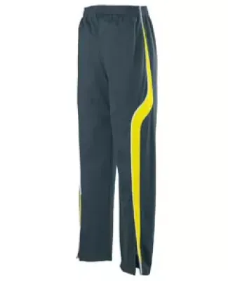Augusta Sportswear 7715 Youth Rival Pant Slate/ Power Yellow/ White
