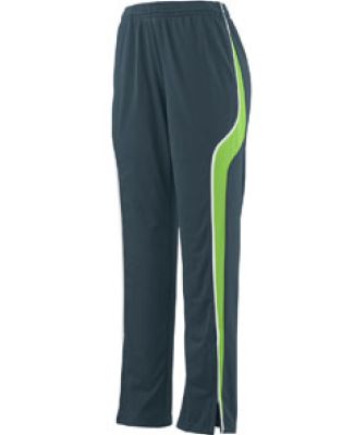 Augusta Sportswear 7716 Women's Rival Pant Slate/ Lime/ White