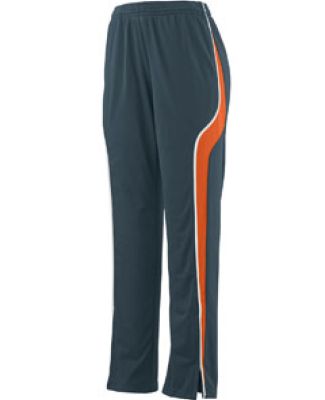 Augusta Sportswear 7716 Women's Rival Pant Slate/ Orange/ White