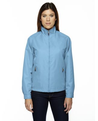 North End 78044 Ladies' Mid-Length Micro Twill Jacket BLUE DROP