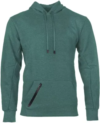 Russel Athletic 82HNSM Cotton Rich Hooded Pullover Sweatshirt Green Heather