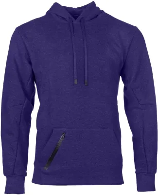 Russel Athletic 82HNSM Cotton Rich Hooded Pullover Sweatshirt Purple Heather