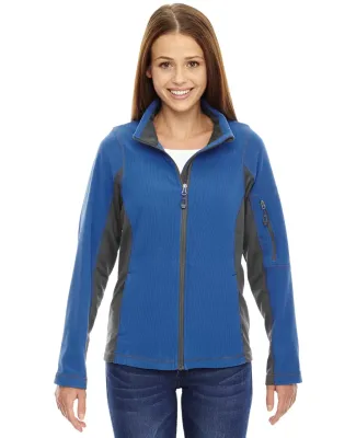 North End 78198 Ladies' Generate Textured Fleece Jacket NAUTICAL BLUE