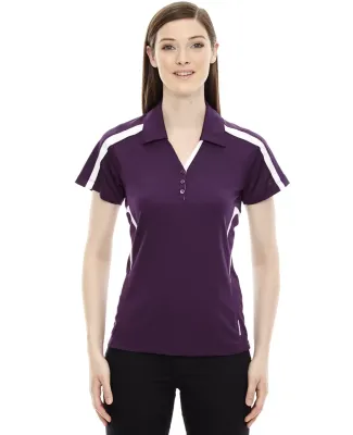 78667 Ash City - North End Sport Red Ladies' Accelerate UTK cool.logik™ Performance Polo MULBERRY PURPLE
