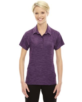 78668 Ash City - North End Sport Red Ladies' Barcode Performance Stretch Polo MULBRY PURPL 449