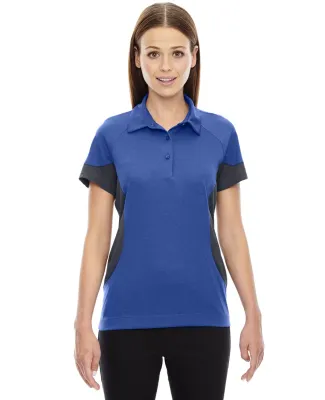 78677 Ash City - North End Sport Red Ladies' Refresh UTK cool.logik™ Coffee Performance Mélange Jersey Polo NAUTICAL BLUE